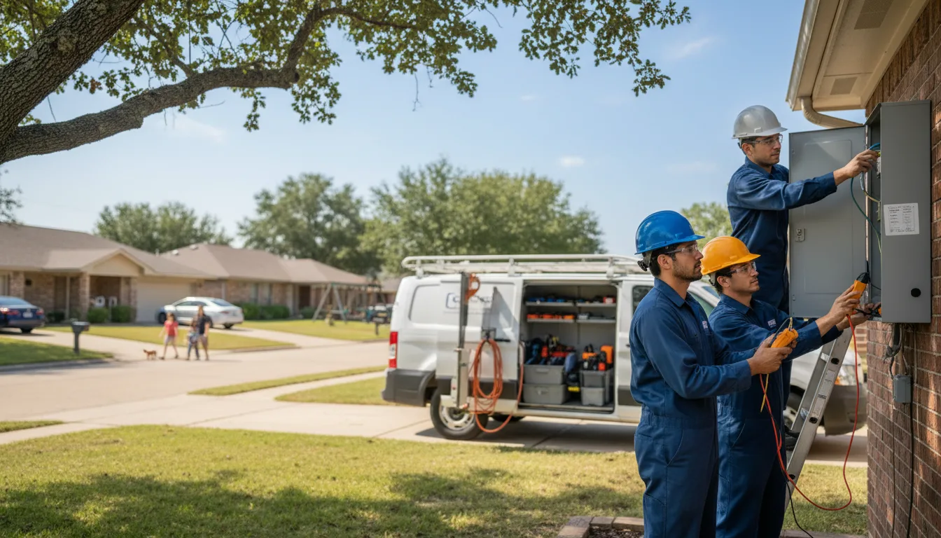 Certified electrician providing emergency electrical services in Chappell, KY